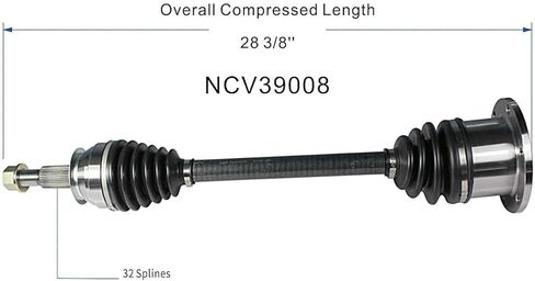 GSP NCV39008 CV Axle Shaft Assembly - Right Rear (Passenger Side) in Kuwait