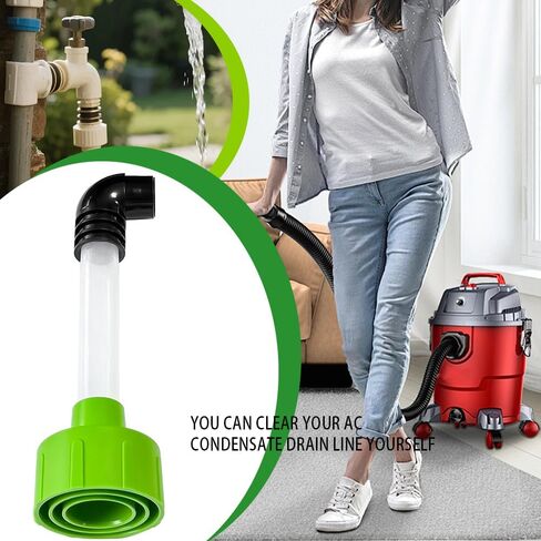 أداة تنظيف خط تصريف التكثيف من WE، أداة تنظيف خط تصريف HVAC، منظف خط تصريف التيار المتردد، مرفق بطالة رطب (عبوة واحدة) in Kuwait