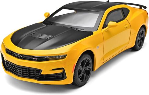 RZAPE 1:24 Scale Chevrolet Camaro Diecast Car Model - Metal Body with Sound & Light Effects- Collectible and Display,Gift for Adults & Car Enthusiasts（White） in Kuwait