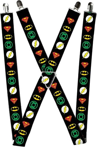 Buckle-Down Suspenders-Justice League Superhero Logos in Saudi Arabia