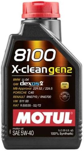 زيت المحرك الاصطناعي موتول 5 لتر 8100 X-CLEAN Gen 2 5W40 in Saudi Arabia