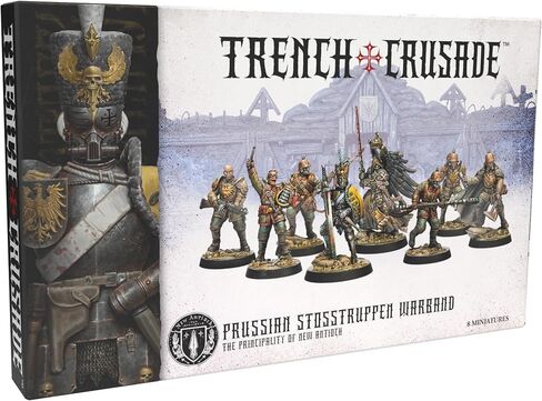 مجموعة منمنمات Archon Studio Trench Crusade Prussian Stosstruppen Warband لألعاب تقمص الأدوار وألعاب الطاولة، من in Kuwait