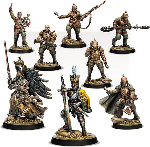 مجموعة منمنمات Archon Studio Trench Crusade Prussian Stosstruppen Warband لألعاب تقمص الأدوار وألعاب الطاولة، من in Kuwait