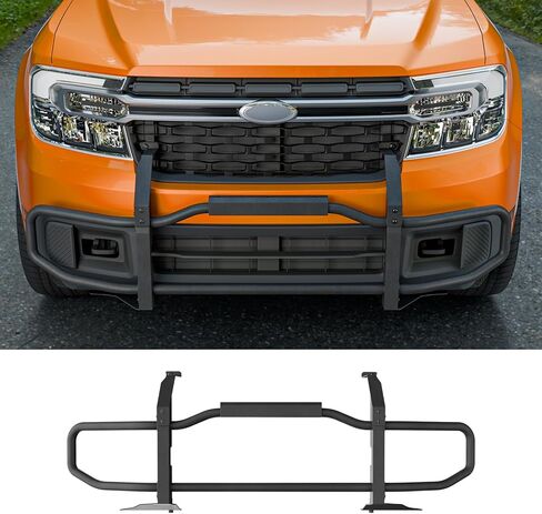 Bull Bar Compatible with 2022-2024 Ford Maverick XLT (Not for 2025+) Front Bumper Carbon Steel Bolt-On Grill Bar Bumper Grille Brash Gurad for 2023 Maverick Accessories (Not for FX4 Package) in Kuwait