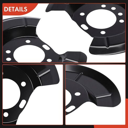 A-Premium Rear Driver and Passenger Side Brake Dust Shield Compatible with Ford Models - Escape 2013-2016, Focus 2013-2018, 2-PC Set in Kuwait