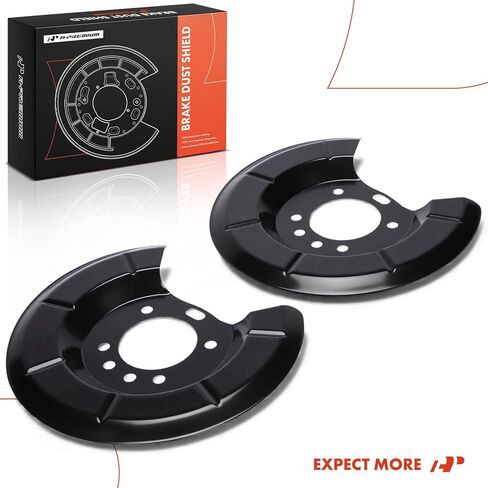 A-Premium Rear Driver and Passenger Side Brake Dust Shield Compatible with Ford Models - Escape 2013-2016, Focus 2013-2018, 2-PC Set in Kuwait