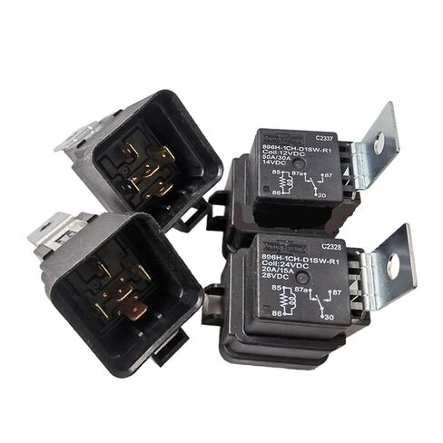 10 قطعة/الوحدة التتابع 896H-1CH-D1SW-R1 12VDC 24VDC حفارة سيارة التتابع 5 دبابيس (24VDC) in Kuwait