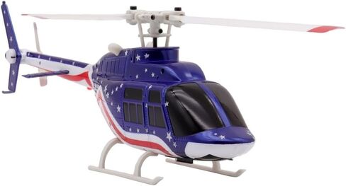 RC ERA A60 Bell-206 110-size Auto Stabilized 6-Axis Gyroscope RC Helicopter With Optical Flow Sensor & Upgraded Transmitter - Remote Control Helicopter RTF For Beginner & Adults (Blue/Yellow) in Saudi Arabia