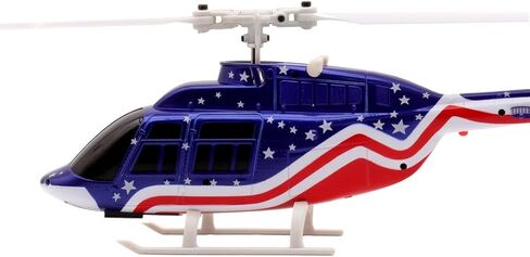 RC ERA A60 Bell-206 110-size Auto Stabilized 6-Axis Gyroscope RC Helicopter With Optical Flow Sensor & Upgraded Transmitter - Remote Control Helicopter RTF For Beginner & Adults (Blue/Yellow) in Saudi Arabia