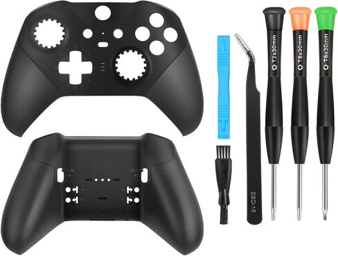 Front Back Housing Shell Faceplate Grip Cover Replacement Repair Parts Accessories Kit for Elite Series 2 Controller in Kuwait