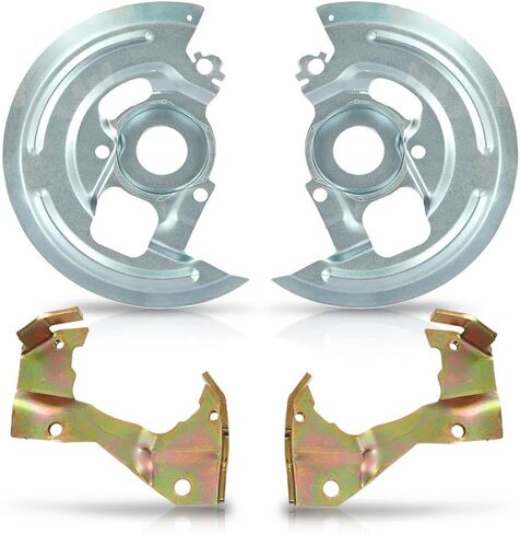دعامات فرجار قرص الفرامل من CHEDA وألواح الدعم ودروع الغبار تناسب Buick Skylark/Buick GS/Chevy Chevelle Monte Carlo Malibu El Camino/Pontiac GTO Tempest Lemans/Oldsmobile 442 Cutlass 1964-1972 in Kuwait