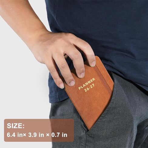 2025 Pocket Calendar - 2025 Pocket Planner from Jan.2025 to December 2025, Small Calendar Planner for Purse, 6.4'' x 3.8'' in Saudi Arabia