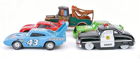 1:55 Scale Diecast Race Cars 5 Pack,Metal Toy Vehicles for Kids,Inspired Collectible Set,Birthday Gift for Boys 3+ in Kuwait