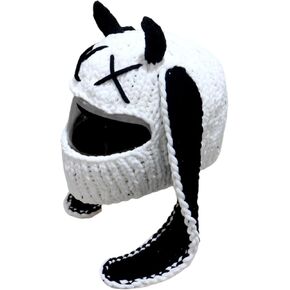 Popular Motorcycle Helmets Covers Funny Rabbits Ear Plush Helmets Full Face Protective Covers for Fun Rides and Gifts in Kuwait