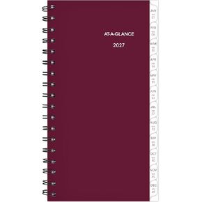 إعادة تعبئة مخطط AT-A-GLANCE 2027، أسبوعيًا، 3.25 بوصة × 6.5 بوصة، حجم محمول 2، مبوب (064-287-27) in Kuwait