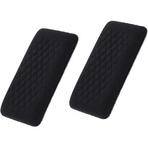 2pcs Car Arm Rest Elbow Pads, Auto Center Console Knee Cushion Adjustable Height Soft Leather Pad Knee Support Pad with Memory Foam for Universal Car Interior Accessories(BlackCloth) in Saudi Arabia