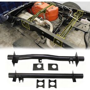 Fuel Tank Crossmember + Rear Shock Mount Crossmember – 2-Piece Kit for 1999-2006 Chevy Silverado GMC Sierra 1500 2500 in Kuwait