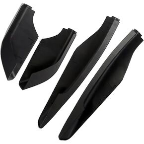 Black 4pcs Roof Rack Bar Rail End Cap Case Compatible For Mitsubishi Pajero V80 2009-2012 2013 2014 2015 2016 2017 2018 Car Accseeories in Kuwait