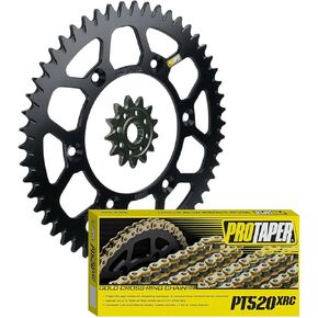 Pro Taper Front & Rear Sprockets & PT520XRC X-Ring Chain Kit - 14/49 BLUE - Compatible with 2001-on Yamaha WR250F, YZ250F & 2005-on Yamaha YZ125, YZ125X in Saudi Arabia