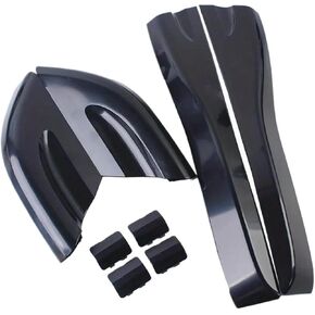 Compatible For Hyundai Tucson 2004-2008 Car Roof Rails Rack Leg Cover End Cap Protector Cover Glossy Black Exterior 8PCS in Kuwait