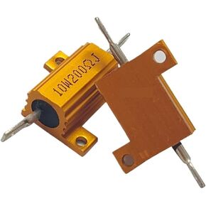 RX24-10W Gold aluminum shell resistor 0.1/0.5R/2/5/6/8R/10R/20/47/50/100R/1K(0.02R) in Kuwait