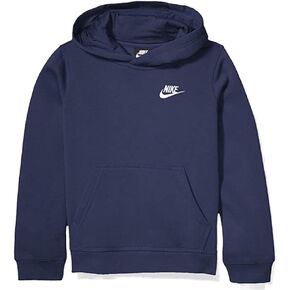 Nike Boy's Club Fleece Pullover Hoodie (Toddler/Little Kids) (as1, numeric, numeric_7, regular, University Red/White) in Saudi Arabia