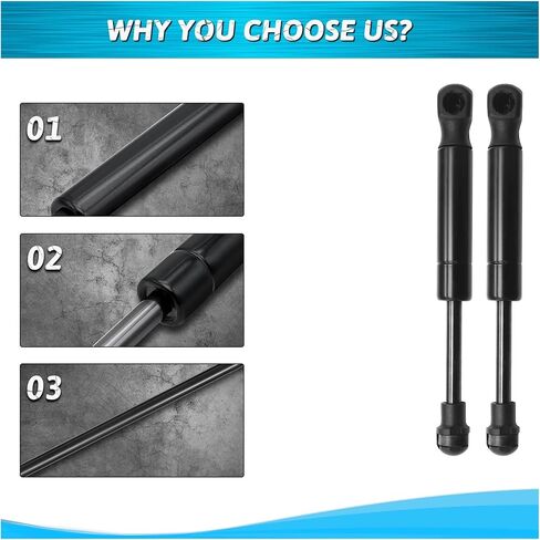 Tailgate support rod 2pcs Rear Trunk Boot Fit For GAS Springs Struts Fit For Porsche 911 2012-2016 Universal in Kuwait