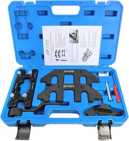DPTOOL Engine Timing Tool Kit Compatible with Ford Mustang F150 5.0L Coyote 2018-2023, for Third Generation 5.0L Coyote Engine with Valve Spring Compressor Tool Camshaft Holding Tool in Kuwait