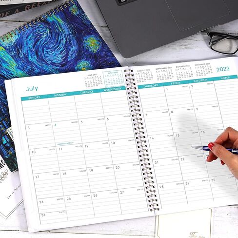 2025-2028 Pocket Planner/Calendar - Jul 2025 - Jun 2028, 3 Year Monthly Planner 2025-2028, 6.3" × 3.8" Calendar Planner, 61 Note Page, 2 Bookmarks, Pen Loop, Inner Pocket, Perfect Organizer for Purse in Saudi Arabia
