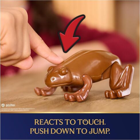 Wizarding World Harry Potter, Interactive Chocolate Frog Toy, Jumps & Leaps with Sound Effects, Kids Toys for Girls & Boys Ages 6 and up in Kuwait