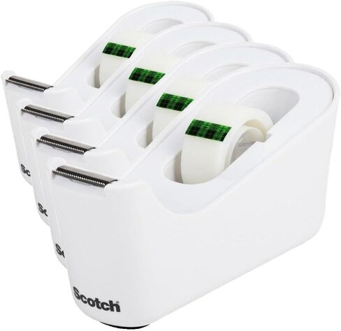 Scotch® Tape Dispense, White, 75 in x 350 in, Roll of Tape Included in Saudi Arabia