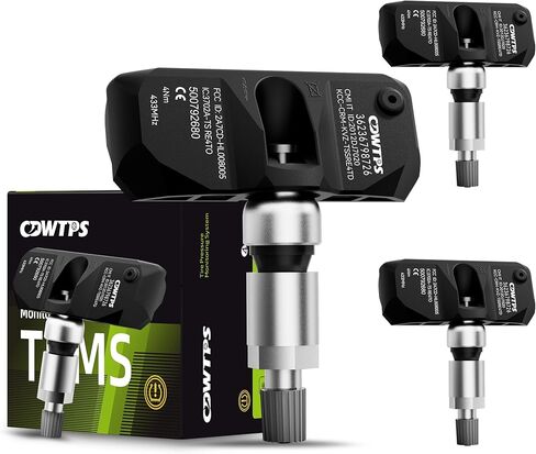 TPMS Sensor,433MHZ Tire Pressure Monitor System 4-Pack for BMW| Mini| Aston Martin| Rolles Royce Replaces# 36236798726.36236771034.36236781847 in Saudi Arabia