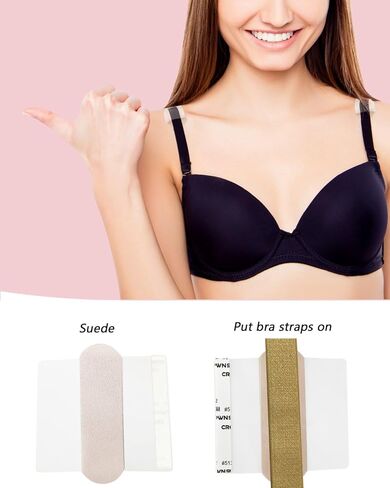 Bra Strap Cushion – Summer-Thin Disposable Comfort Shoulder Pads | Relieve Dents & Chafing from Tight Bra Straps (Skin 10P) in Kuwait