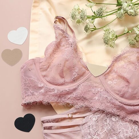 OLYCRAFT 8Pcs 4 Colors Bra Underwire Repair Patches Heart Shaped Self-Adhesive Patches Bras Caps Underwire Repair No-Sew Heart Bras Patch Self-Adhesive Fix for Invisible Exposed Underwires in Kuwait
