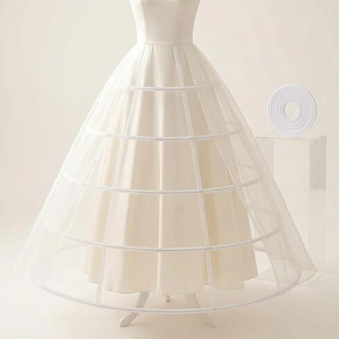 25 Yards Boning for Sewing, 6mm Sew-Through Low Density Plastic Boning Sewing Corset Bonings for Bridal Gowns Wedding Dress Evening Hats Crafts in Kuwait