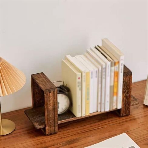 Storage Shelving Unit Adjustable Desktop Bookshelf with Carry Handle Office Rack Organizer for Living Room Study in Kuwait