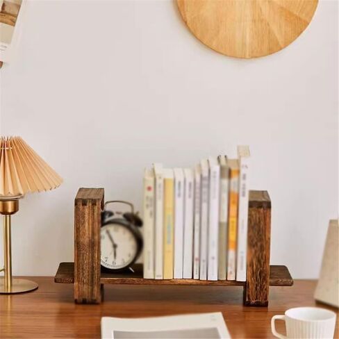 Storage Shelving Unit Adjustable Desktop Bookshelf with Carry Handle Office Rack Organizer for Living Room Study in Kuwait