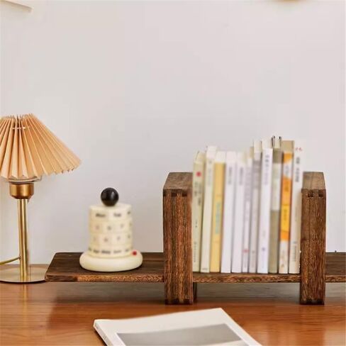 Storage Shelving Unit Adjustable Desktop Bookshelf with Carry Handle Office Rack Organizer for Living Room Study in Kuwait