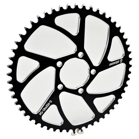 Warp 9 E-Moto Sprocket، Surron، Talaria، E-Ride Pro، 79 دراجة، مقاسات عديدة، 40، 42، 48، 50، 52، 54، 58، 60، 62. أسود، ألومنيوم خام. عزم دوران أفضل بكثير. in Kuwait