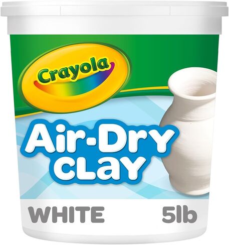 Crayola Air Dry Clay (5lbs), Teacher Supplies, Natural White Modeling Clay for Kids, Sculpting Material, Bulk Craft Supplies for Art Classrooms, Pack of 4 in Kuwait