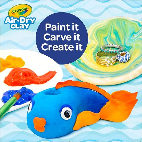 Crayola Air Dry Clay (5lbs), Teacher Supplies, Natural White Modeling Clay for Kids, Sculpting Material, Bulk Craft Supplies for Art Classrooms, Pack of 4 in Kuwait