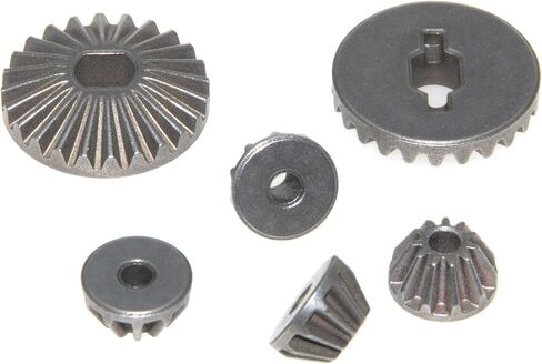 ترس تفاضلي متوافق مع JLB Racing Cheetah 1/10 أجزاء بدون فرشاة RC Car Diff Gear 24T 11T ملحقات ترقية الصلب استبدال EA1039 (أسود)، تيتانيوم in Kuwait