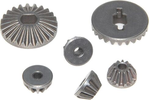 ترس تفاضلي متوافق مع JLB Racing Cheetah 1/10 أجزاء بدون فرشاة RC Car Diff Gear 24T 11T ملحقات ترقية الصلب استبدال EA1039 (أسود)، تيتانيوم in Kuwait