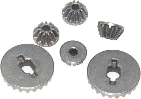 ترس تفاضلي متوافق مع JLB Racing Cheetah 1/10 أجزاء بدون فرشاة RC Car Diff Gear 24T 11T ملحقات ترقية الصلب استبدال EA1039 (أسود)، تيتانيوم in Kuwait