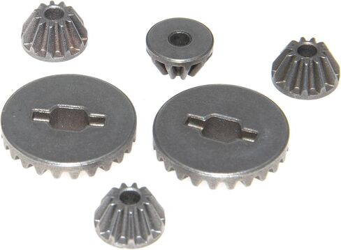 ترس تفاضلي متوافق مع JLB Racing Cheetah 1/10 أجزاء بدون فرشاة RC Car Diff Gear 24T 11T ملحقات ترقية الصلب استبدال EA1039 (أسود)، تيتانيوم in Kuwait