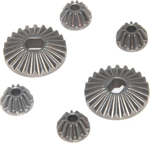 ترس تفاضلي متوافق مع JLB Racing Cheetah 1/10 أجزاء بدون فرشاة RC Car Diff Gear 24T 11T ملحقات ترقية الصلب استبدال EA1039 (أسود)، تيتانيوم in Kuwait