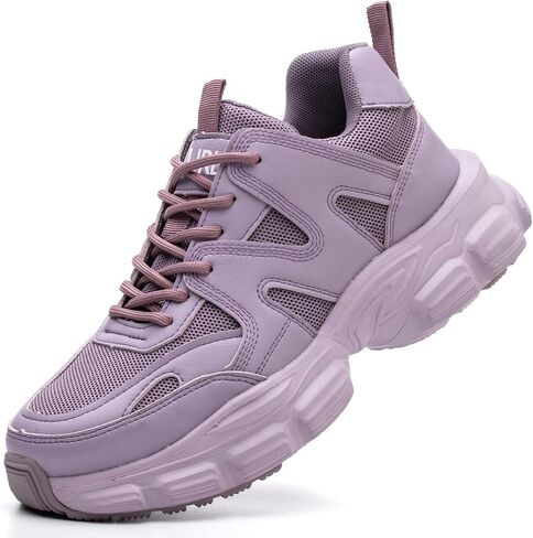 Breathable Steel Toe Sneakers for Women Non Slip Work Shoes | Lightweight, Cushioned, Multi Color, Puncture Proof, Comfortable Safety Tennis Shoes for Construction, Industrial, Warehouse in Saudi Arabia