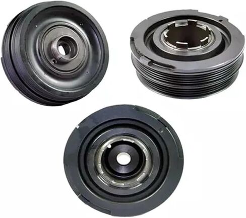 Compatible For LAND ROVER CRANKSHAFT DAMPER DIESEL M47 2.0L FREELANDER OE LHG100750L in Kuwait