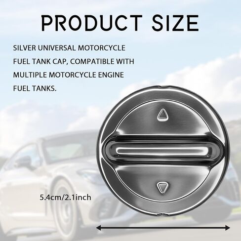 Fuel Gas Tank Cap, Universal GY6 Motorcycle Gas Cap Cover, Gas Caps Replacement Parts Compatible with GY6 50cc 150cc 250cc ATV Moped Scooter Go Karts Pit Bike Dirt Bikes Engine Tank in Kuwait