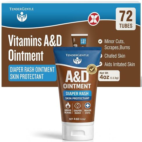 Vitamin A&D Ointment for Baby Diaper Rashes - 4 oz of A and D Ointment for Adults, Seniors, and Babies in Saudi Arabia